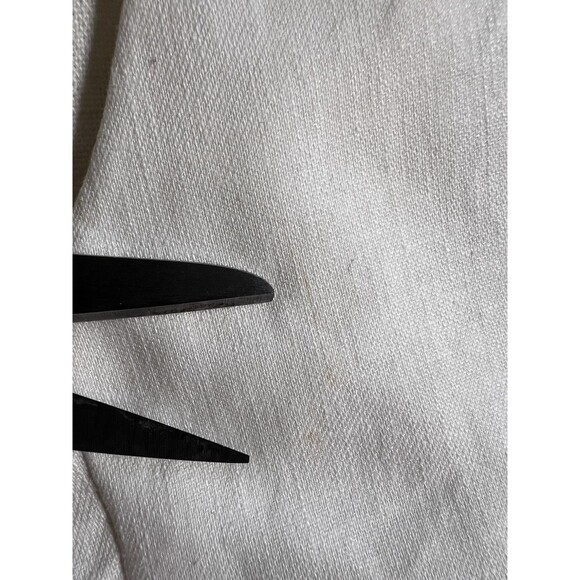 Banana Republic White Linen Cotton Vest Tailored Lined 12 - Picture 8 of 13